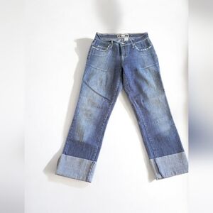 Womens R4R Medium wash vintage jeans with rhinestones Size 5